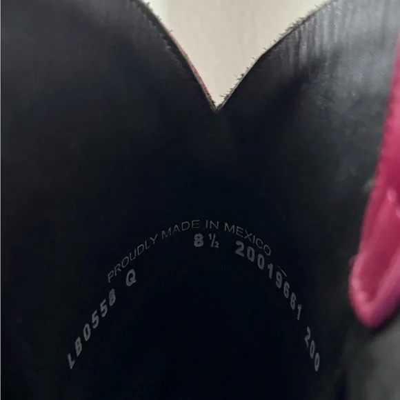 Lane Boots Emma Jane Hot Pink - Picture 6 of 7